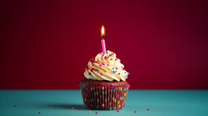 Cupcake d'anniversaire