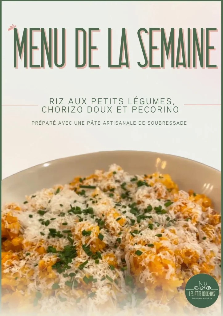 Menu de la semaine 03/11/25