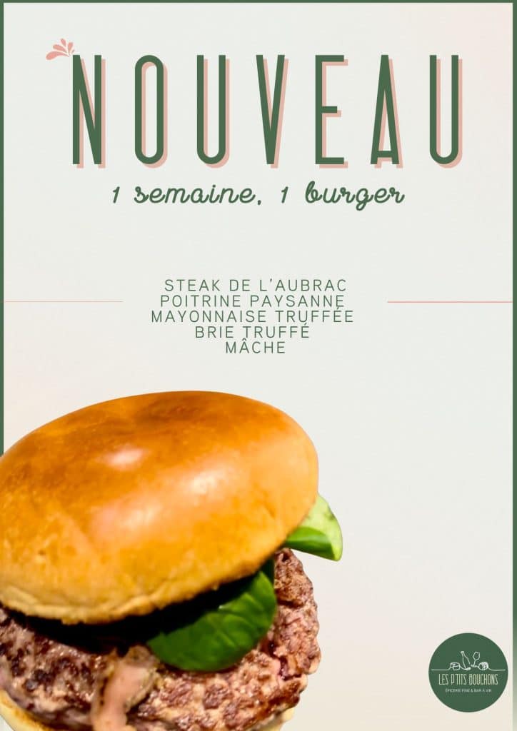Burger de la semaine du 19 janvier 2026 au P'tit Resto