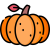 Icône de citrouille d'automne